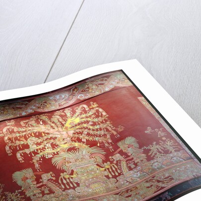 Reproduction of the fresco from the Palace of Tepantitla by Teotihuacan Teotihuacan