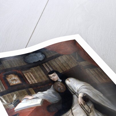 Portrait of Sor Juana Ines de la Cruz, 1750 by Miguel Cabrera