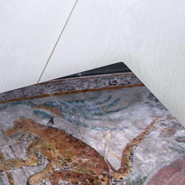 Detail of a mural by Mexican School