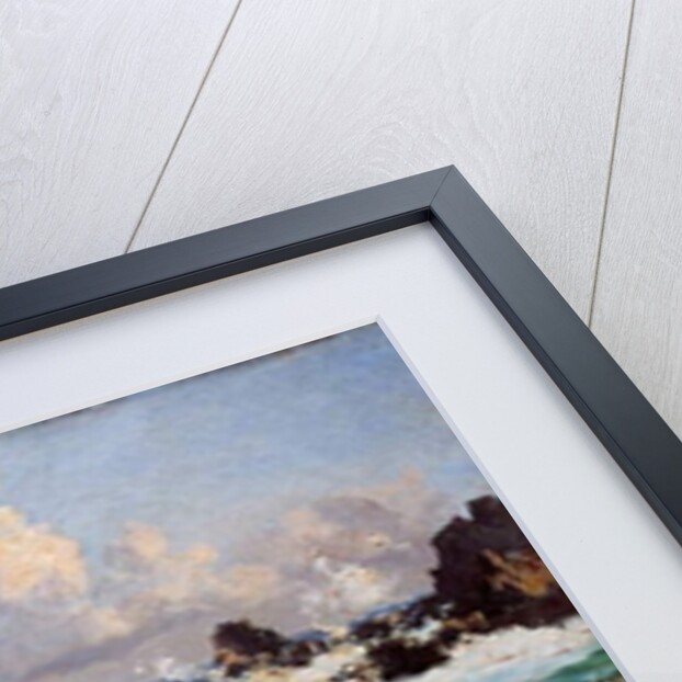 Ouessant, Rising sea between the semaphore and the trumpet, 1885 by Emmanuel Lansyer