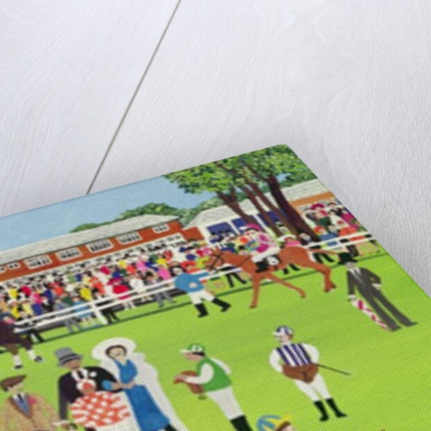 Ascot - the Paddock by Judy Joel