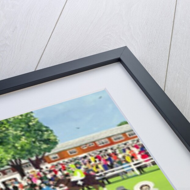 Ascot - the Paddock by Judy Joel
