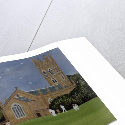 Cricket on Churchill Green by Judy Joel