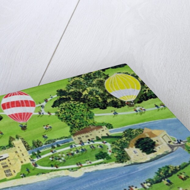 Ballooning at Leeds Castle by Judy Joel