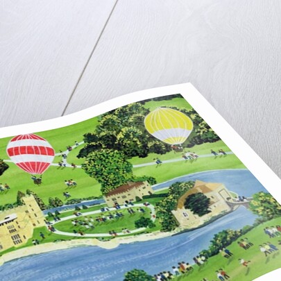 Ballooning at Leeds Castle by Judy Joel