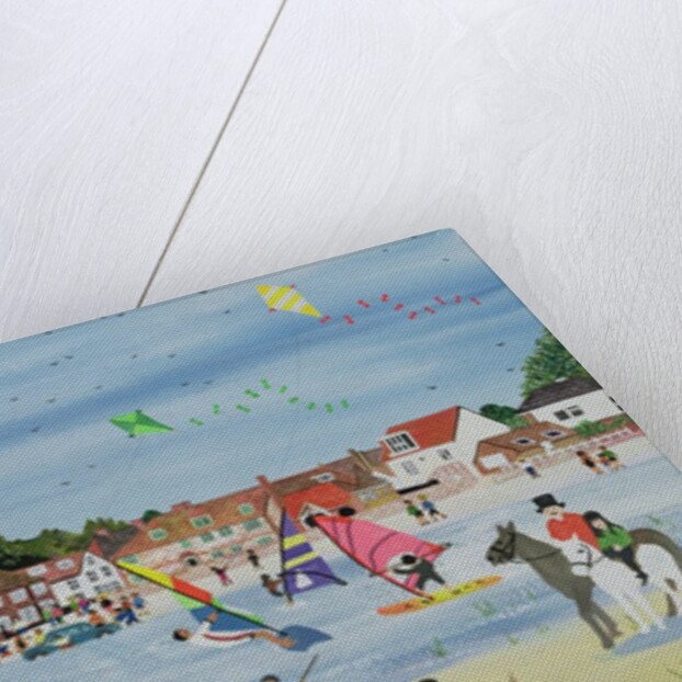 Busy Beach by Judy Joel