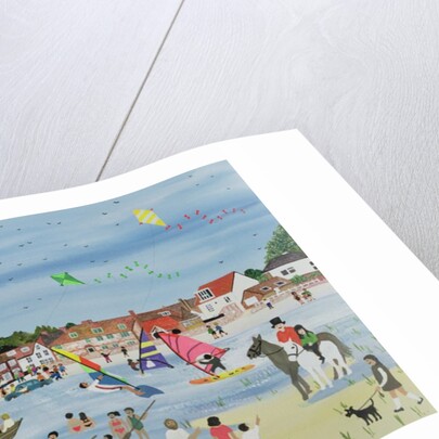 Busy Beach by Judy Joel