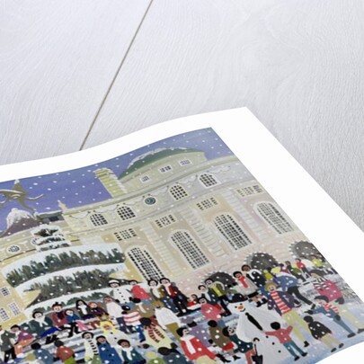 Piccadilly Snow Scene by Judy Joel