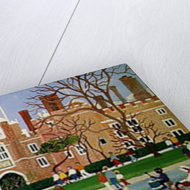 Dragon boat racing at Hampton Court, 1993 by Judy Joel