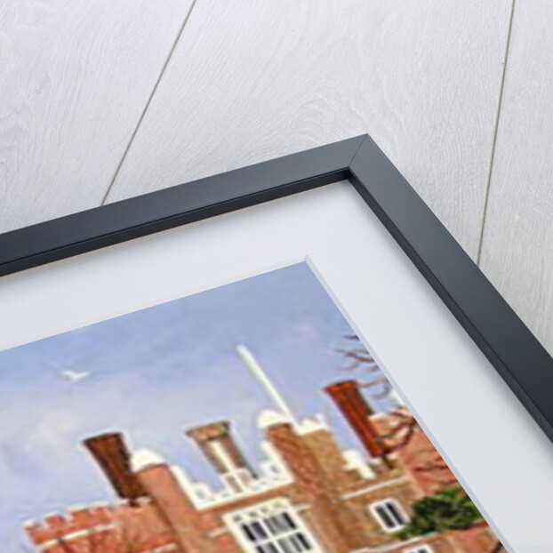 Dragon boat racing at Hampton Court, 1993 by Judy Joel