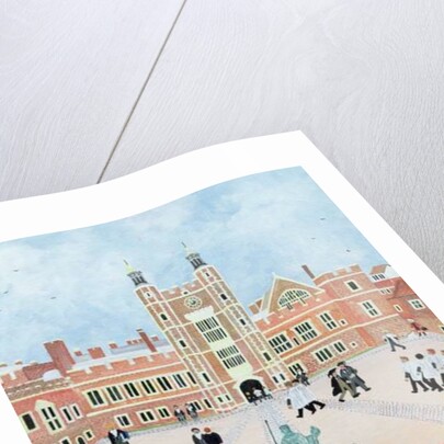 Eton College School Yard, 1991 by Judy Joel