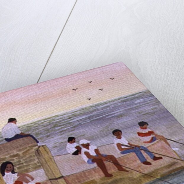 Twilight Fishing, 1988 by Judy Joel