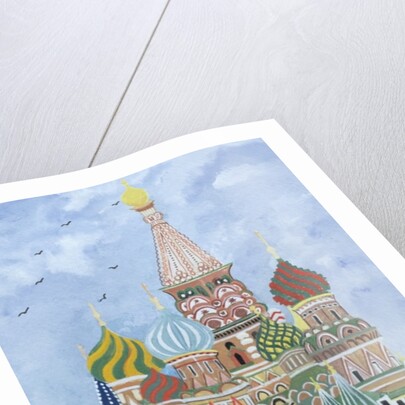 St. Basil's Cathedral, Red Square, 1995 by Judy Joel