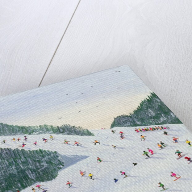 Ski-vening, 1995 by Judy Joel