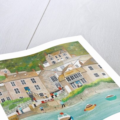 The Wharf at Mousehole, 2013 by Judy Joel