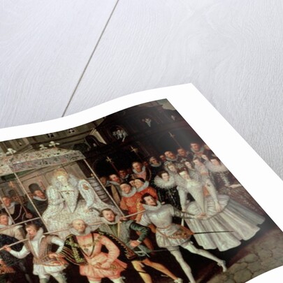 Procession portrait of Elizabeth I of England, c. 1601 by Robert Peake