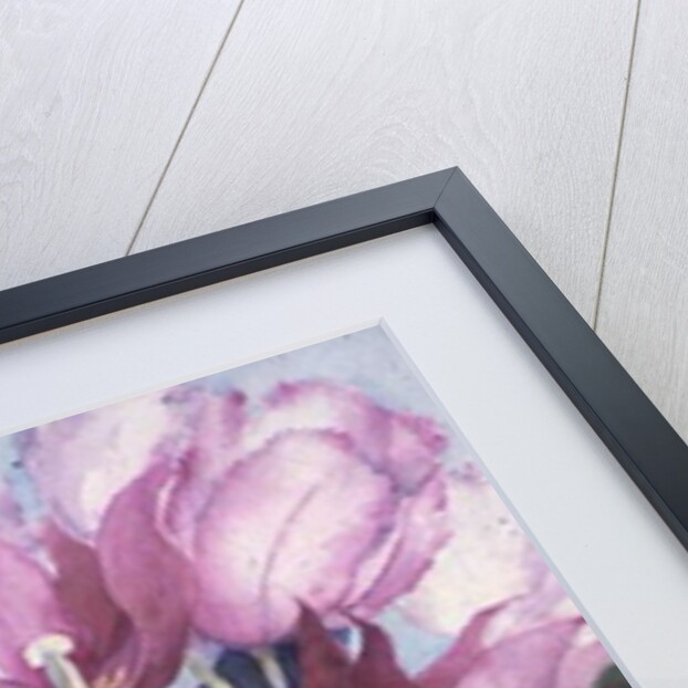 Pink Parrot Tulips and Marlette by Karen Armitage