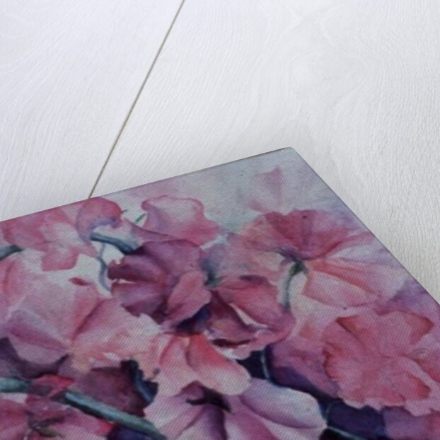 Sweet Peas, Pink Pride (vertical) by Karen Armitage