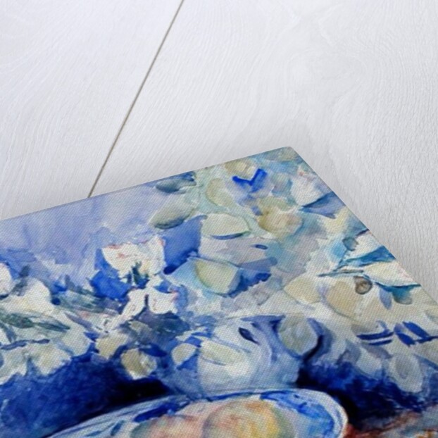 Delft Platter on a Circular Table by Karen Armitage