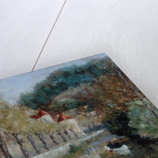 Canal at Noyers, Burgundy, 2002 by Karen Armitage