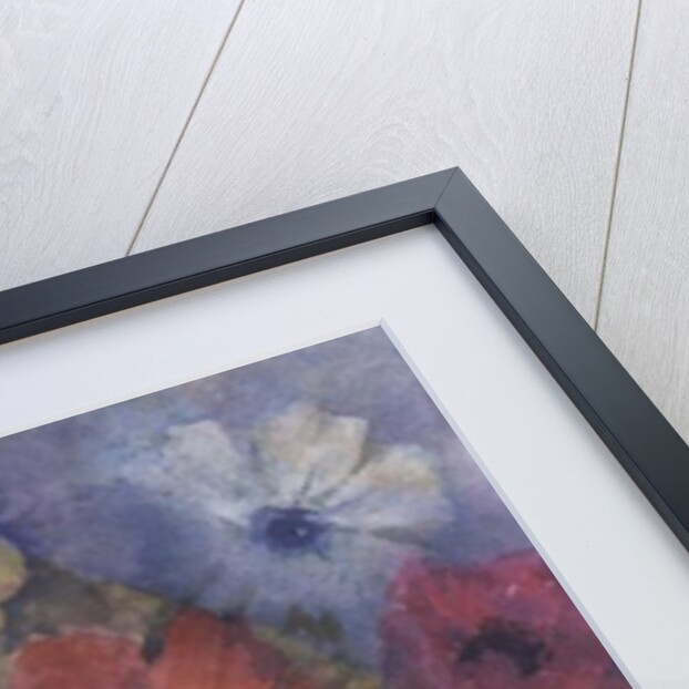 Caen Anemones in a Blue Jug by Karen Armitage