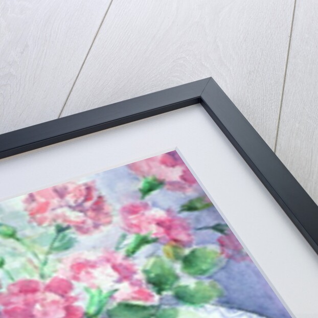 Provencal Arrangement of Pinks and Eucalyptus by Karen Armitage