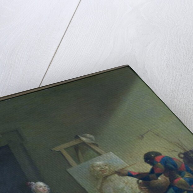 The Harlequin Painter, c.1742 by Giovanni Domenico Ferretti