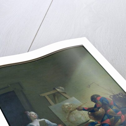 The Harlequin Painter, c.1742 by Giovanni Domenico Ferretti