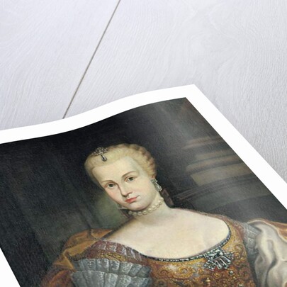 Portrait of the Wife of Pietro Leopoldo di Lorena, c.1750 by Italian School