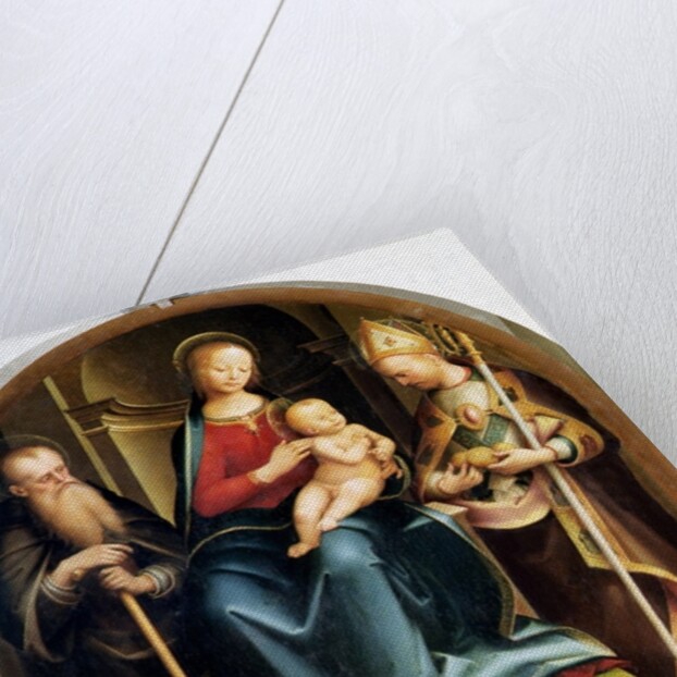 Madonna and Child with St. Anthony Abbot and St. Nicholas of Bari, 1520 by Italian School