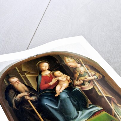Madonna and Child with St. Anthony Abbot and St. Nicholas of Bari, 1520 by Italian School
