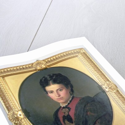 Portrait of Emilia Sampieri, 1870 by Alessandro Franchi