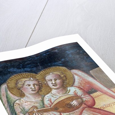 Two Musical Angels, a detail from The Life of the Virgin and the Sacred Girdle by Agnolo Gaddi