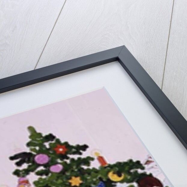 Carol Singers in front of a Christmas Tree by Christian Kaempf