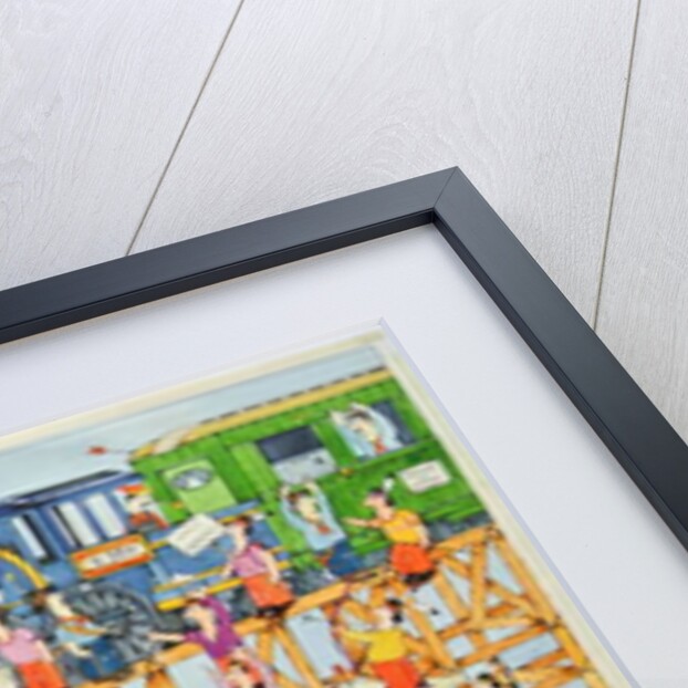 Indian Attack on a Train, 1988 by Christian Kaempf