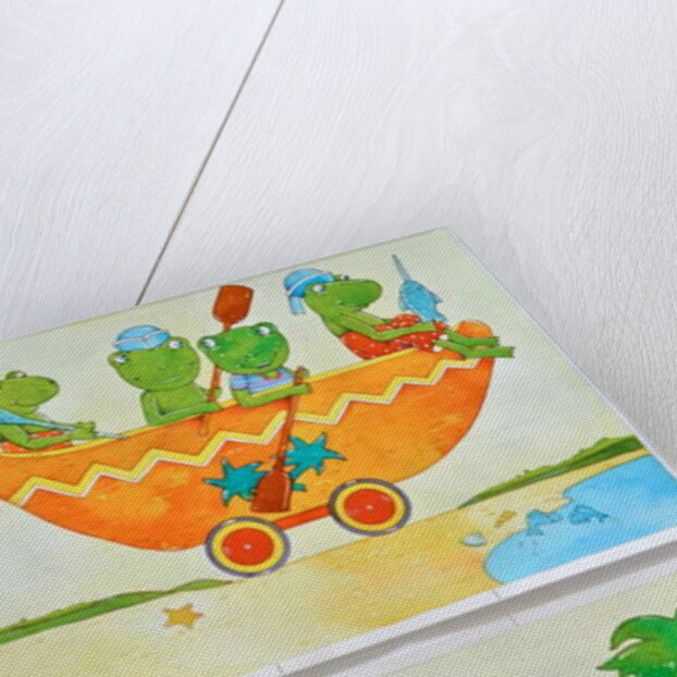 Frog boat and monkey car by Christian Kaempf