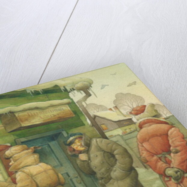 Russian Scene 02, 1994 by Kestutis Kasparavicius