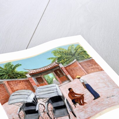 Taking a Rest, 1990 by Komi Chen