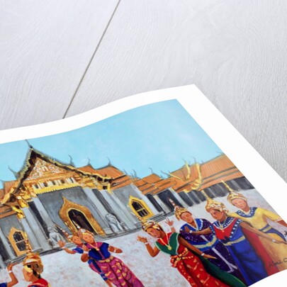 Traditional Thai Dance, 1990 by Komi Chen