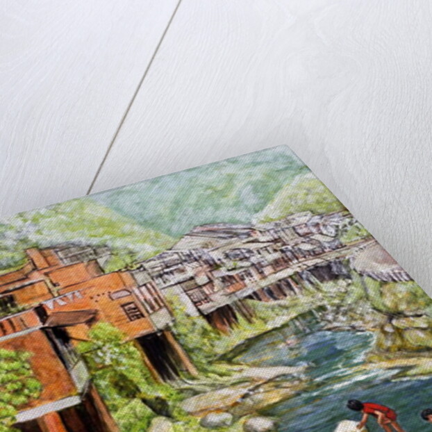 Village by the River, 1992 by Komi Chen