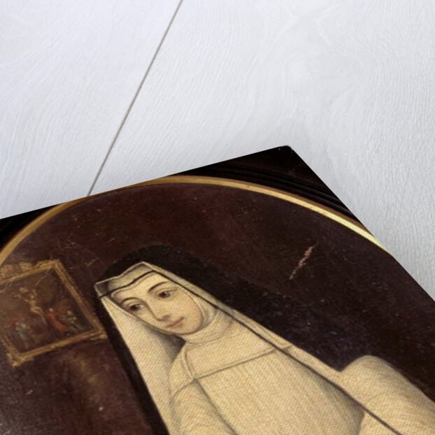 Frances Justina Huddleston in the habit of a nun of the order of Augustinian Canonesses at the English Convent in Bruges, c.1727 by Netherlandish School