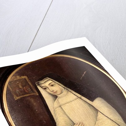 Frances Justina Huddleston in the habit of a nun of the order of Augustinian Canonesses at the English Convent in Bruges, c.1727 by Netherlandish School