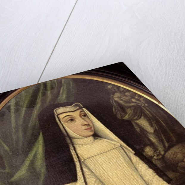 Mary Barbara Huddleston in the habit of a nun of the order of Augustinian Canonesses at the English Convent in Bruges, c.1727 by Netherlandish School