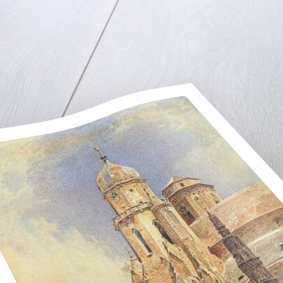 Abbey Church of Klosterneuburg, 1844 by Rudolph von Alt