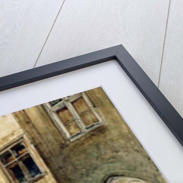 Gothic balcony in the courtyard of Klosterneuburg Abbey, c.1840 by Rudolph von Alt