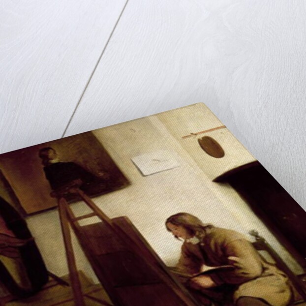 An artist in his studio by Carel Fabritius