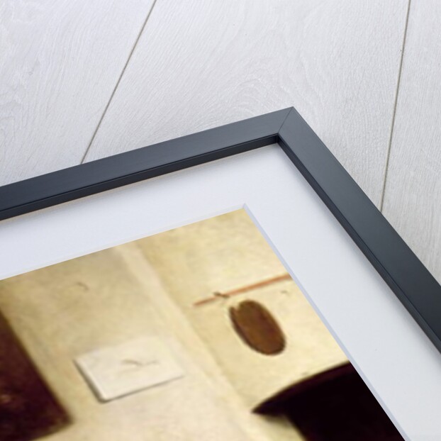 An artist in his studio by Carel Fabritius