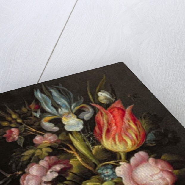 Flower-piece with a Roemer, c.1615 by Roelandt Jacobsz. Savery