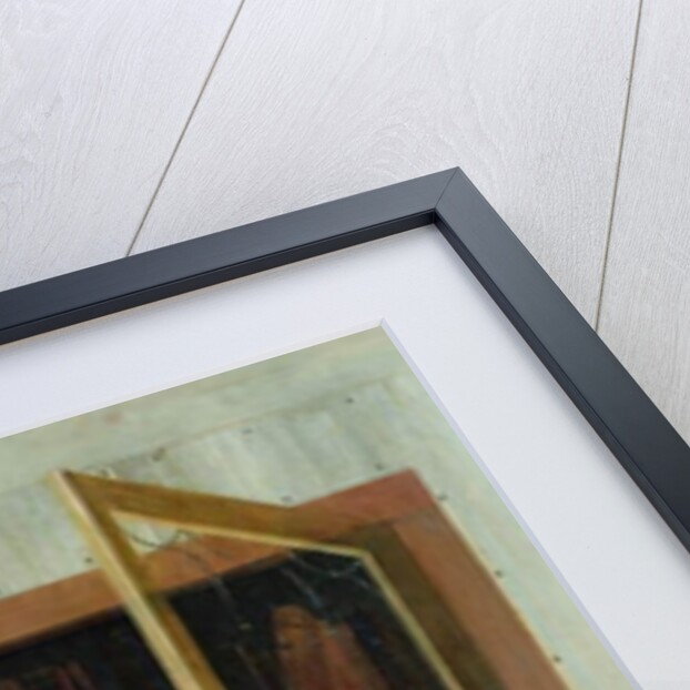 Vanitas still life seen through a trompe l'oeil window by Cornelis Norbertus Gijsbrechts