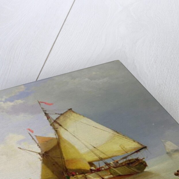 Shipping in a Calm, 1869 by James Webb